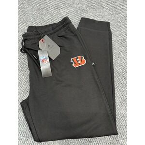 Cincinnati Bengals Men's Large Antigua Jogger Sweatpants Black NFL - New
